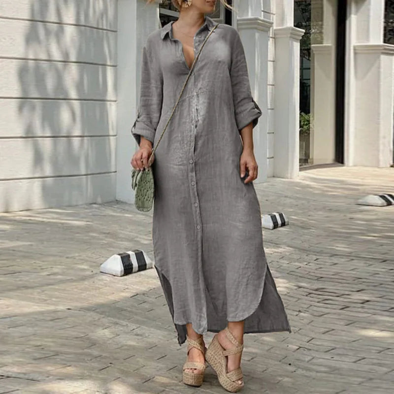 EP | robe en coton et lin