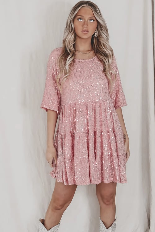 EP | Mini-robe scintillante à paillettes