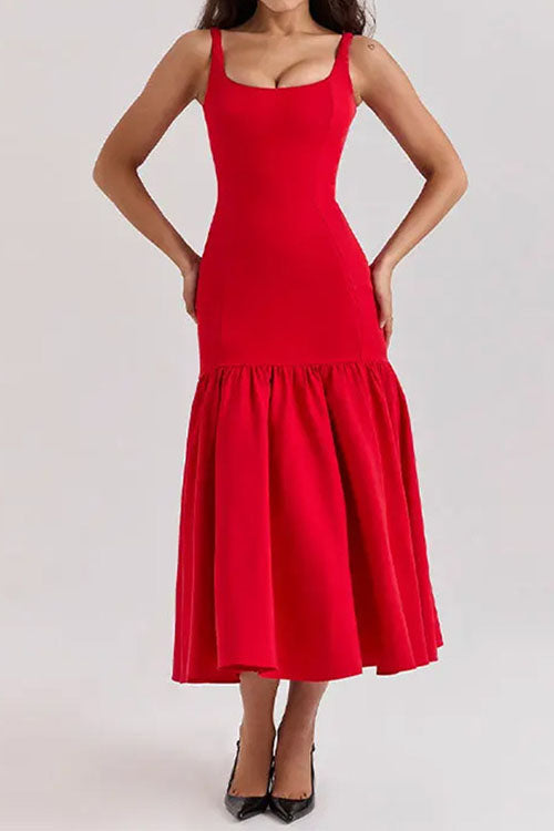 EP | Robe midi à volants