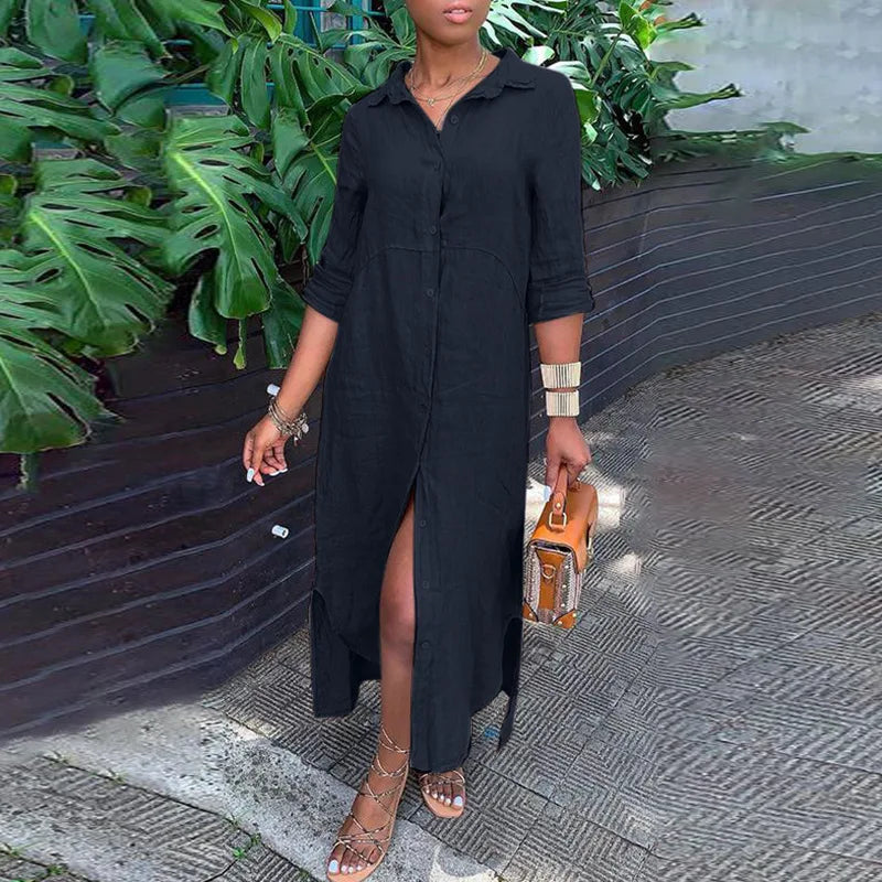 EP | robe en coton et lin