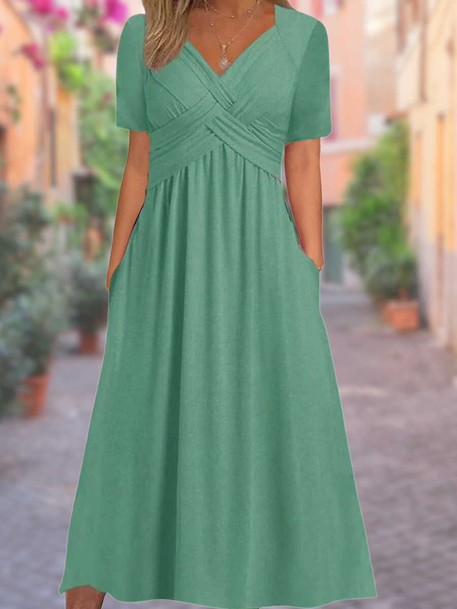 ND | Robe midi avec poches latérales