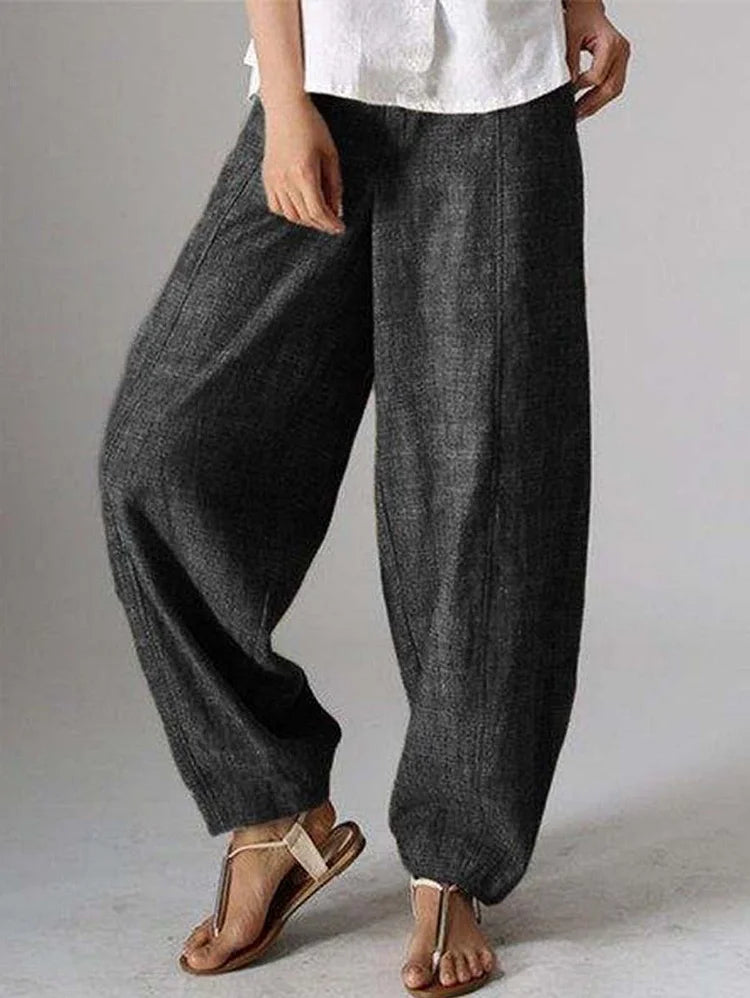 ND | Pantalon simple et décontracté uni