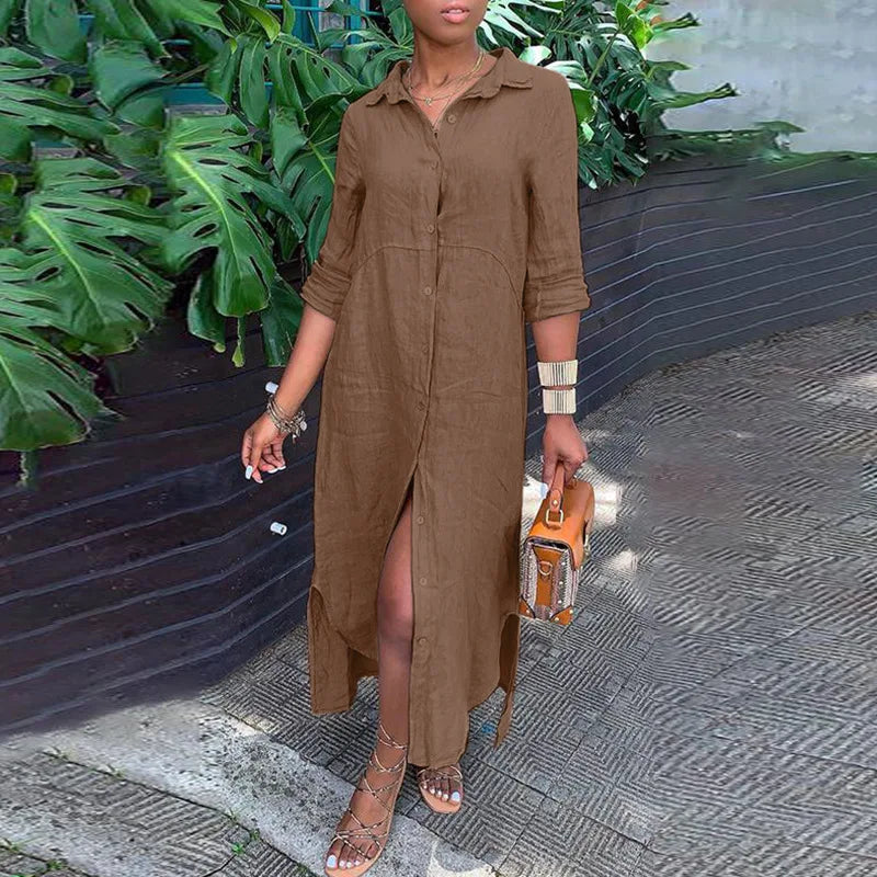 EP | robe en coton et lin