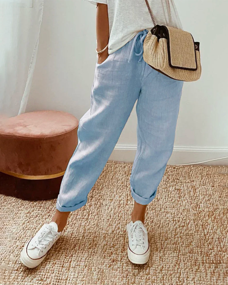 ND | String Pants enroulés
