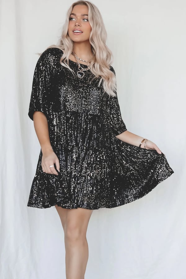 EP | Mini-robe scintillante à paillettes