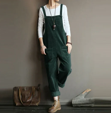 ND | Jumpsuit décontracté en velours côtelé