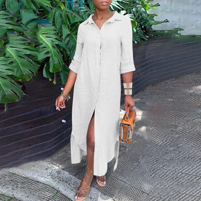 EP | robe en coton et lin
