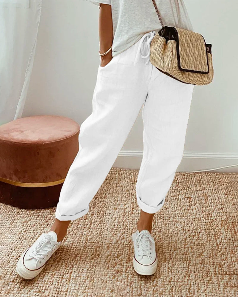 ND | String Pants enroulés