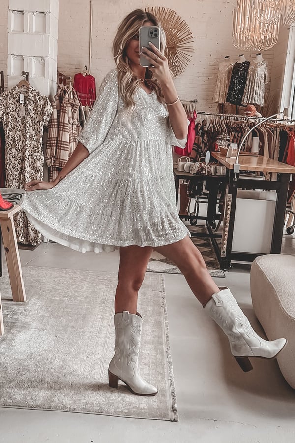EP | Mini-robe scintillante à paillettes
