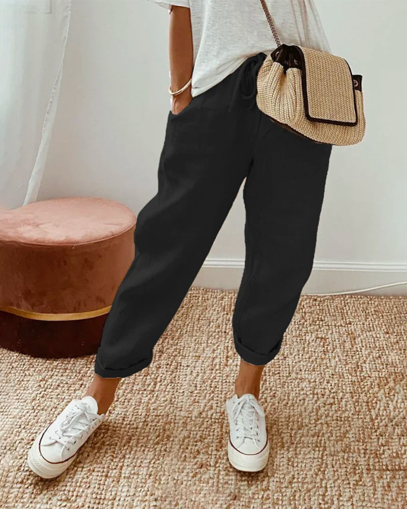 ND | String Pants enroulés