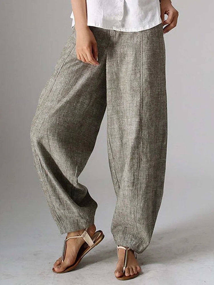 ND | Pantalon simple et décontracté uni