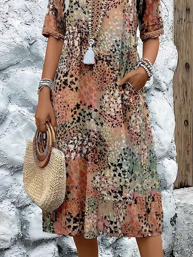 EP | Vibrant Style Robe mi-longue
