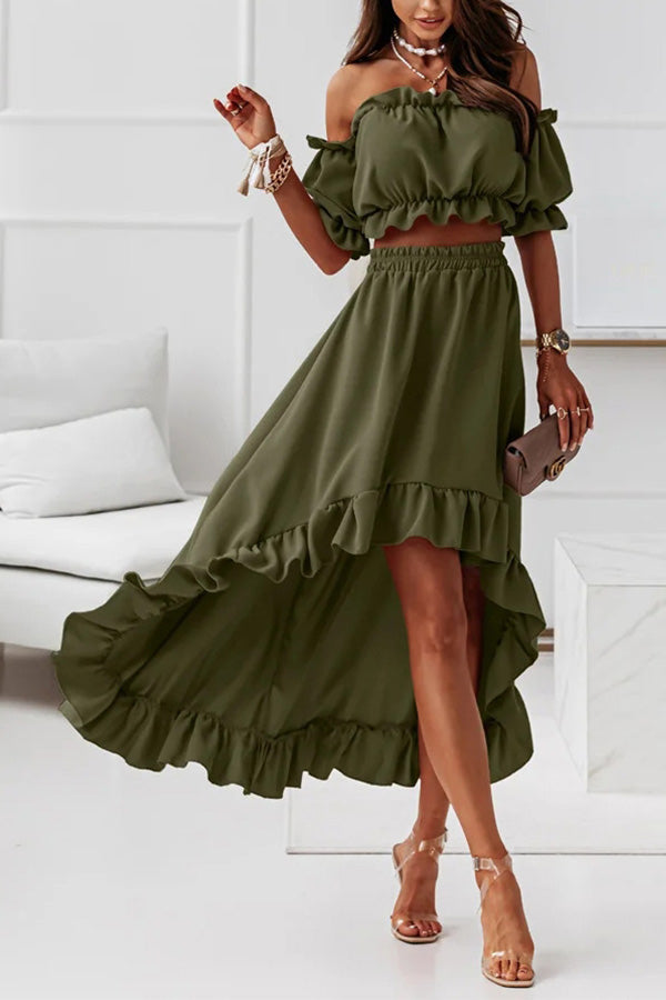 EP | Combinaison robe midi sans épaules