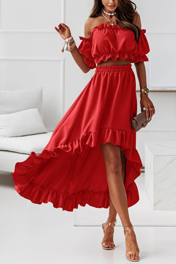 EP | Combinaison robe midi sans épaules
