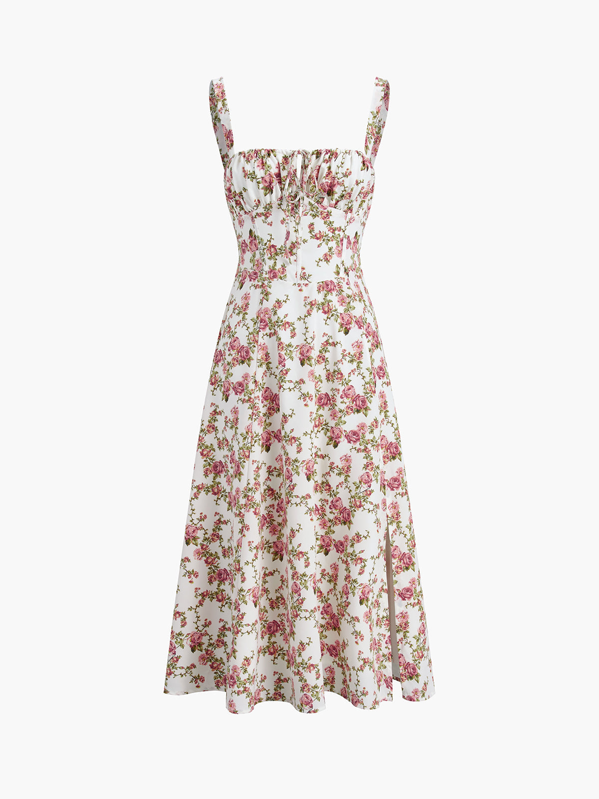 EP | Rosebud Floral Robe midi soleil