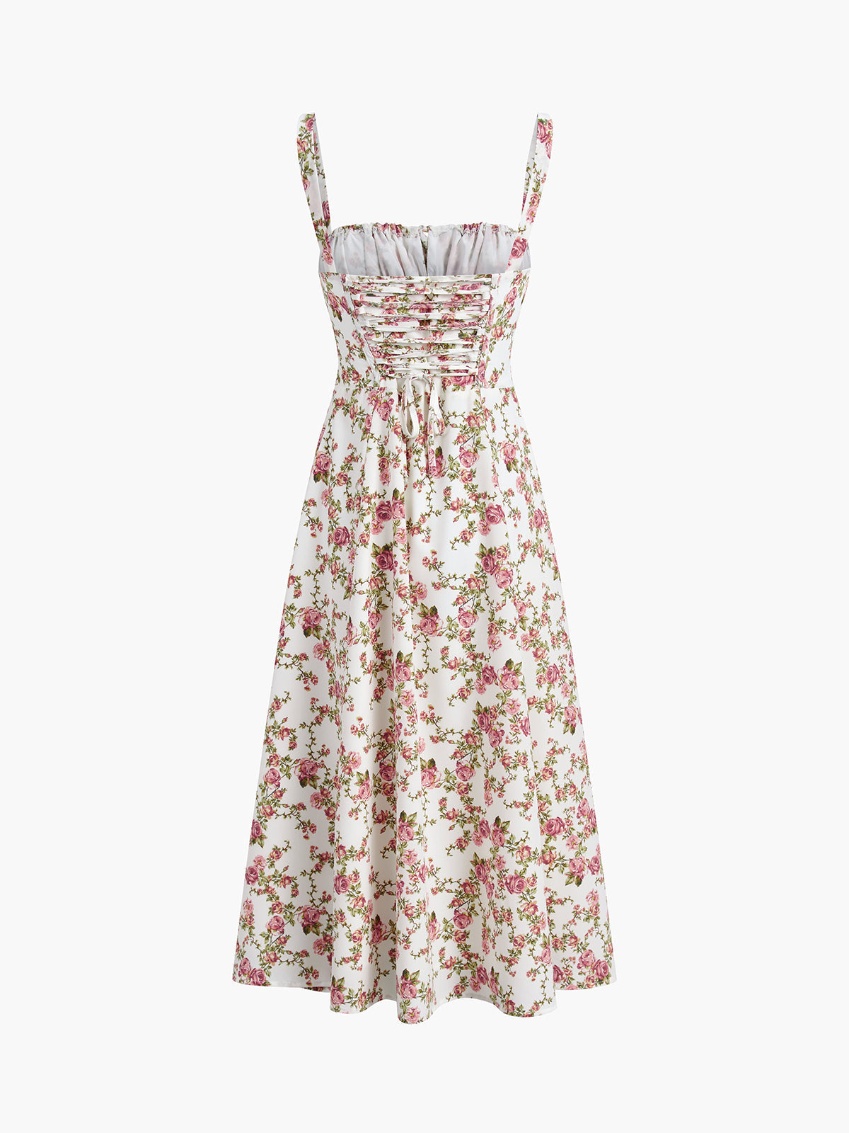EP | Rosebud Floral Robe midi soleil