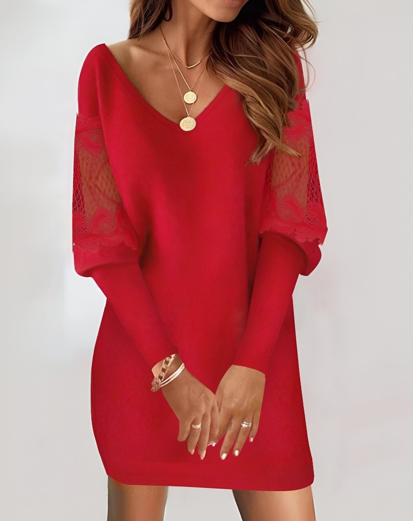 EP | Robe midi élégante à manches longues