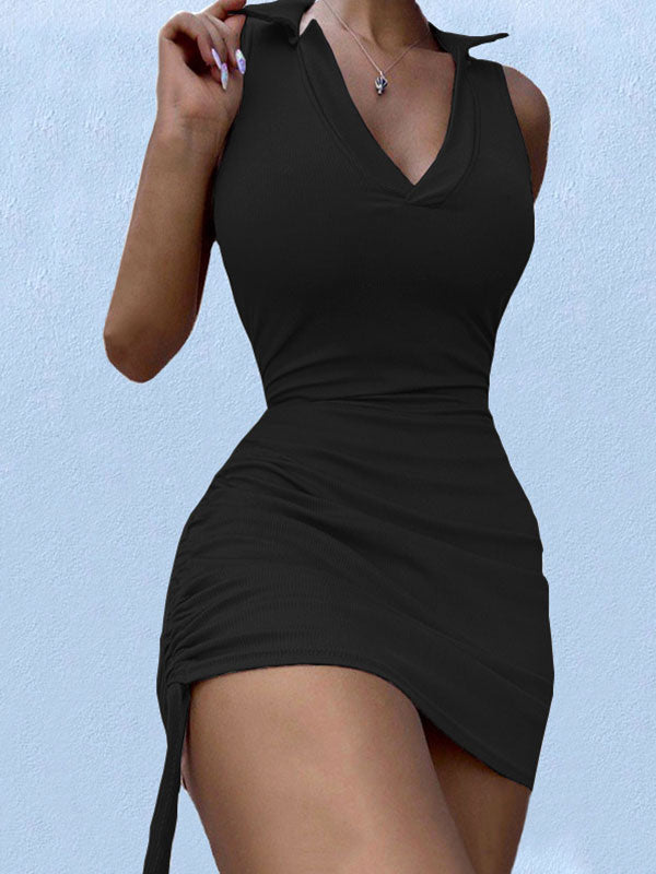 EP | Polo col V Mini-robe bodycon