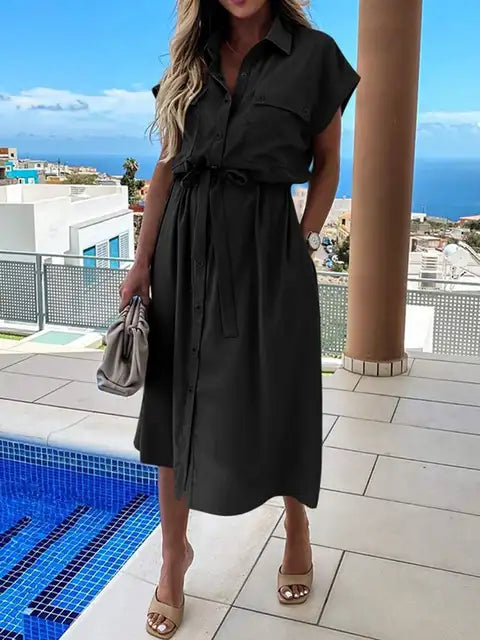 ND | Robe élégante à boutons