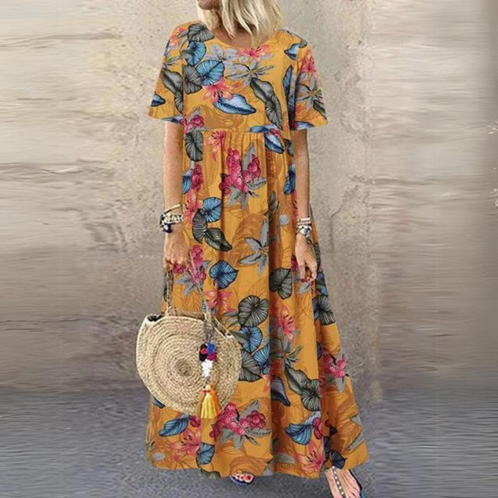 ND | Robe élégante à encolure ronde