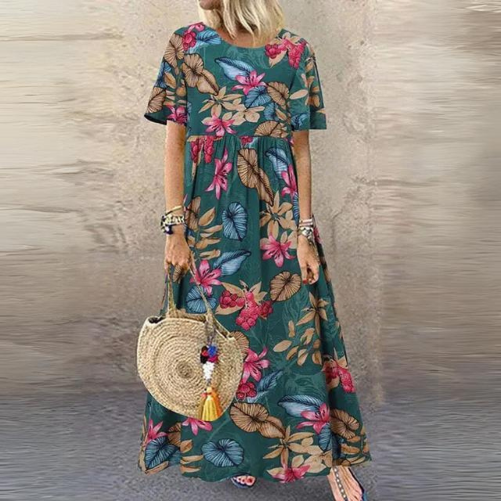 ND | Robe élégante à encolure ronde