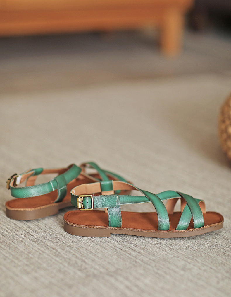ND | Sandales légères en cuir