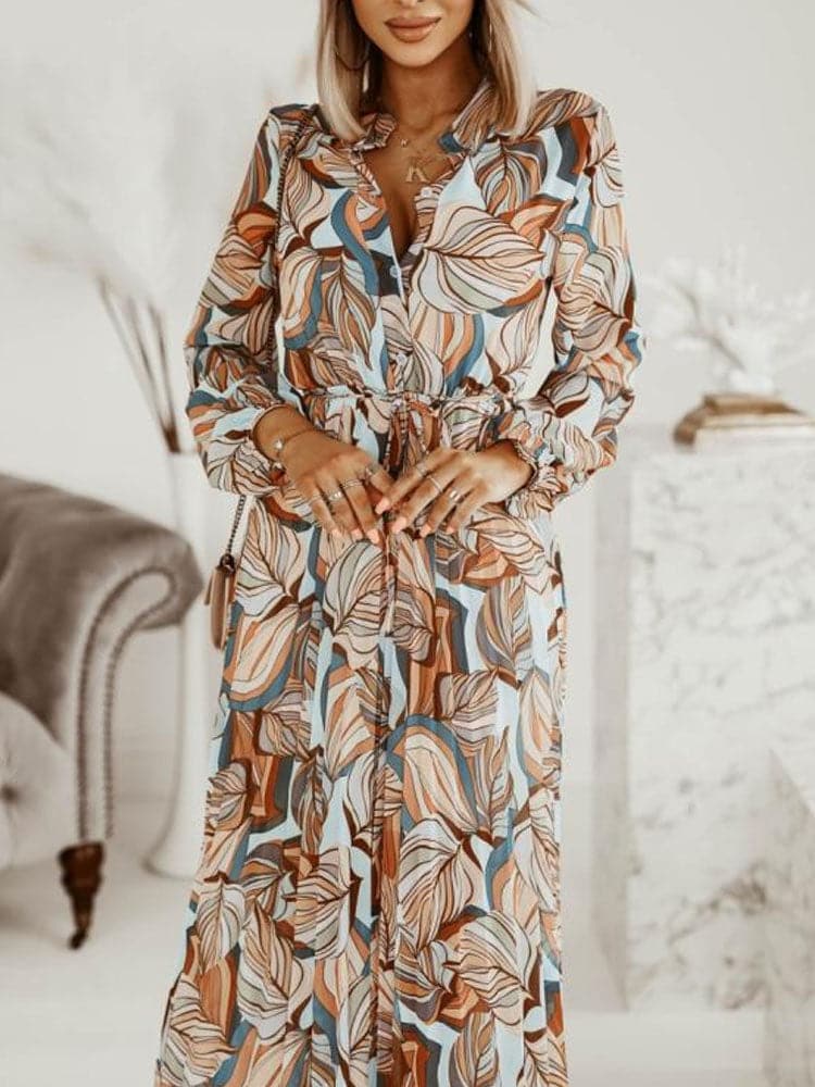 EP | Elégante robe de plage boho avec décolleté en V