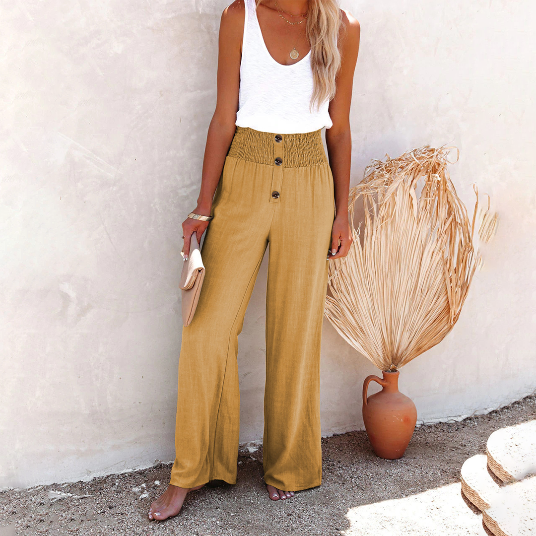 ND | Pantalon ample à taille haute