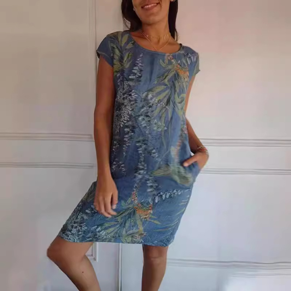 ND | Robe confortable à encolure ronde
