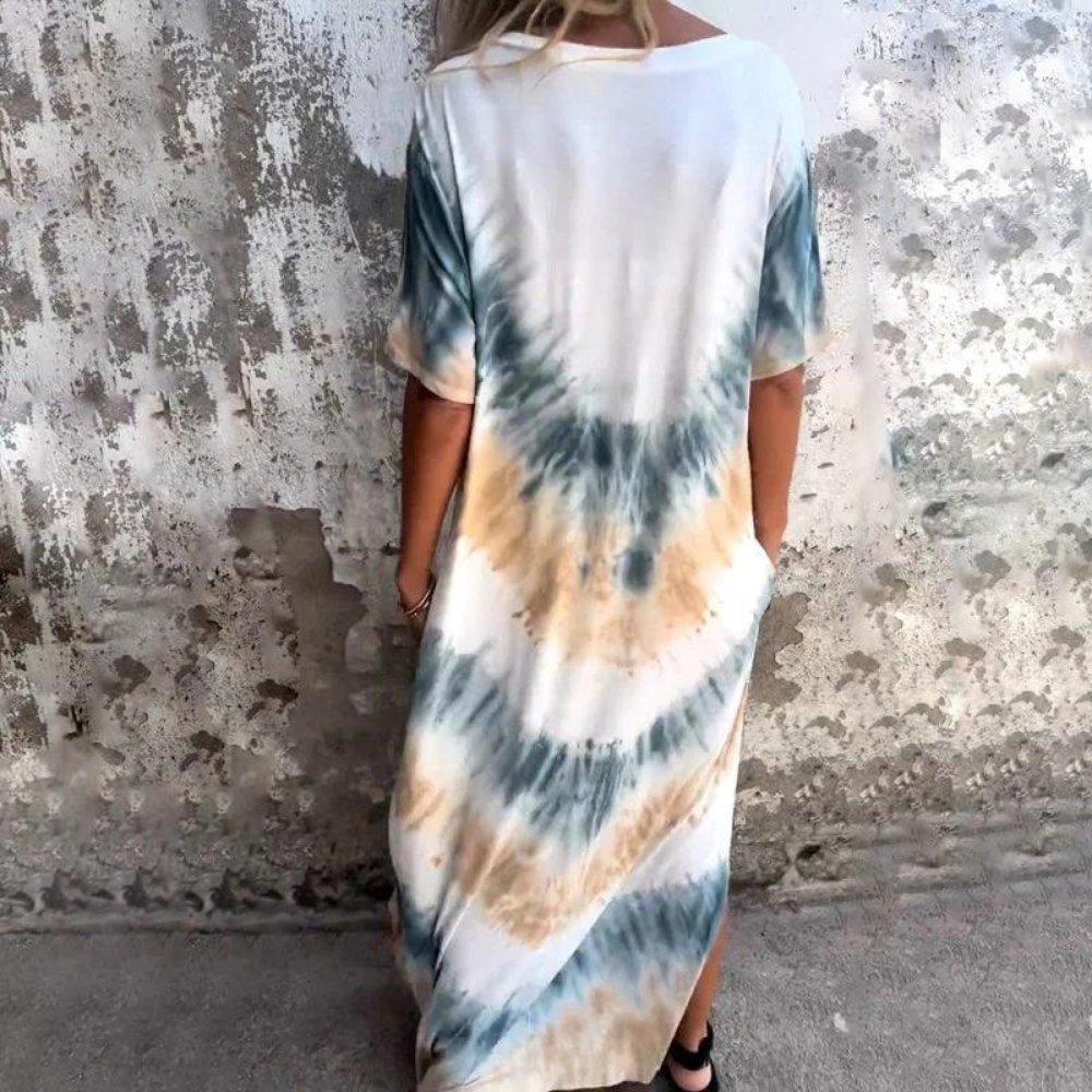 ND | Robe longue en soie