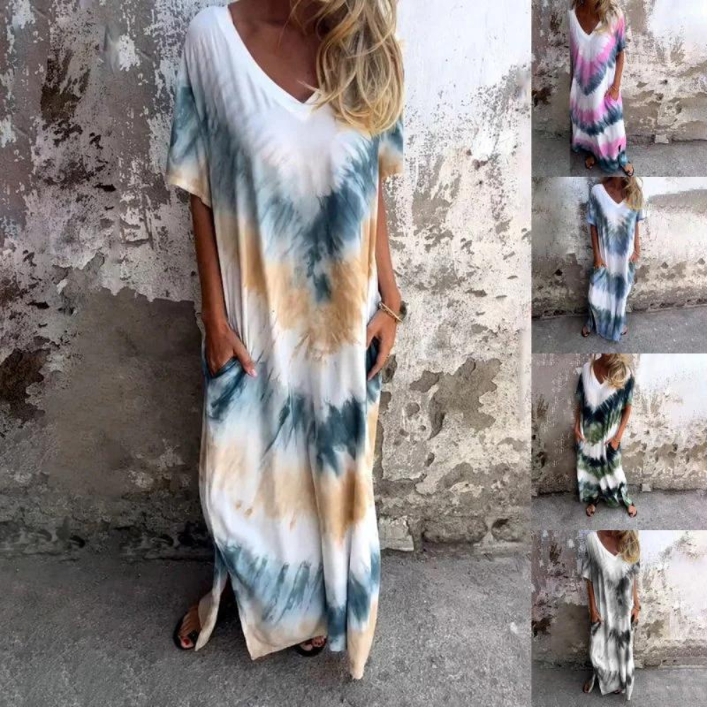 ND | Robe longue en soie