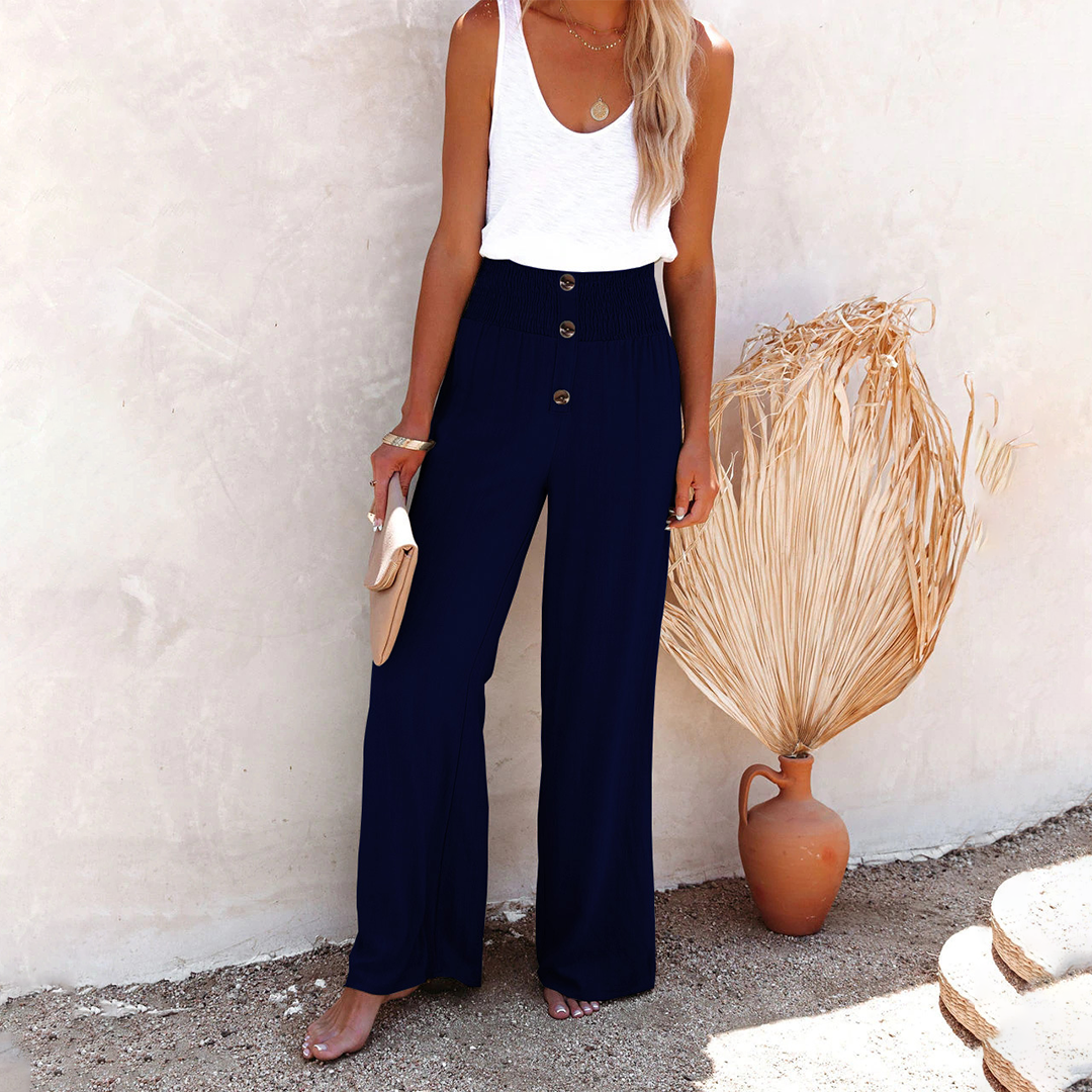 ND | Pantalon ample à taille haute