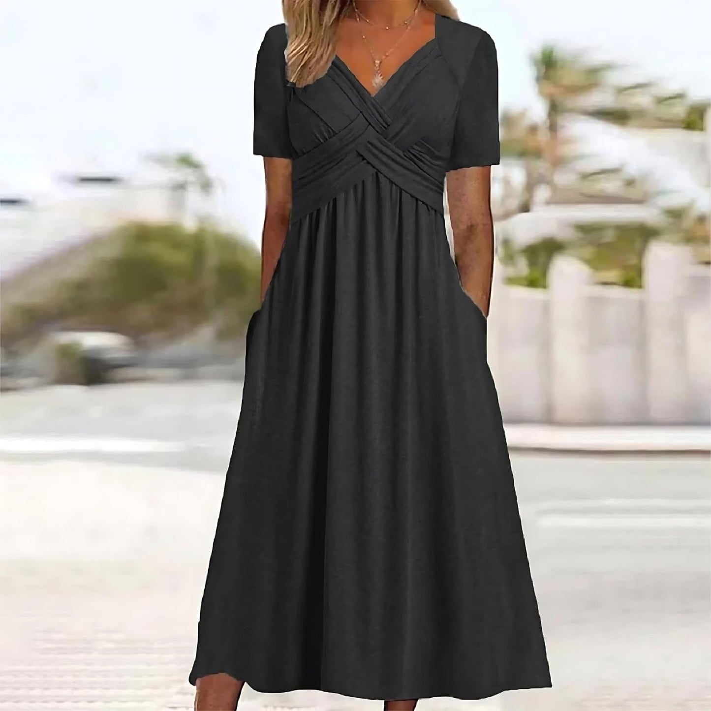 EP | Robe midi élégante