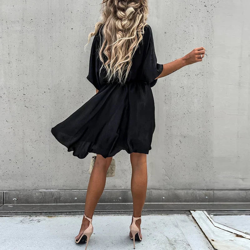 EP | Mini-robe d'été chic à taille haute