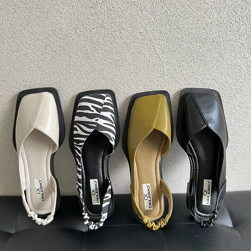 EP | Sandales Femme Garterized Strap Moderne