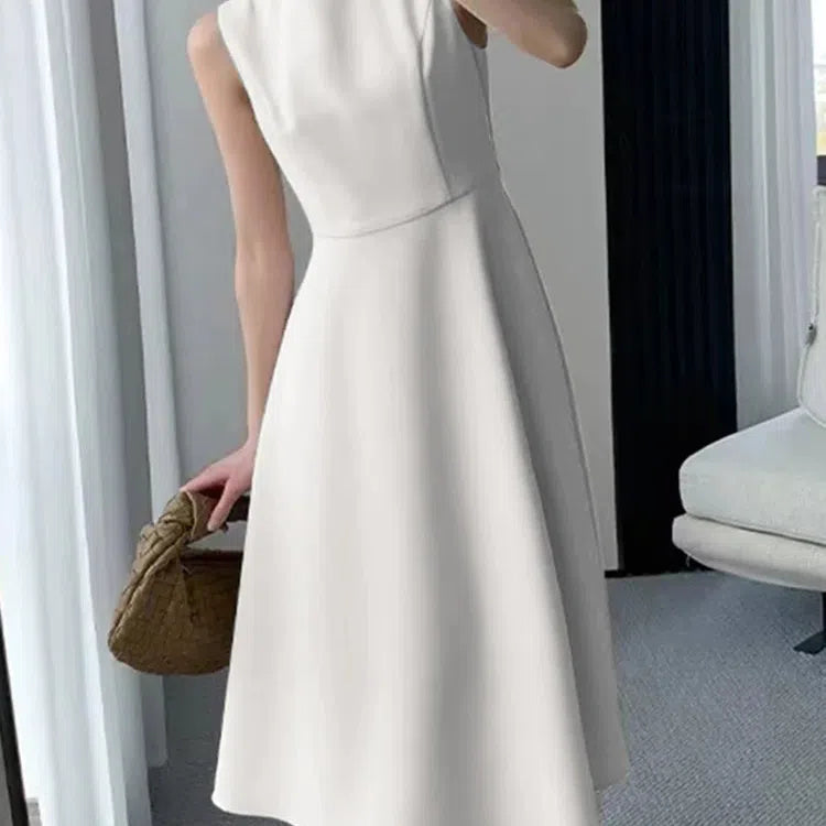 EP | ZANZEA Casual O-cou réservoir robe midi femme élégante robe d'été solaire