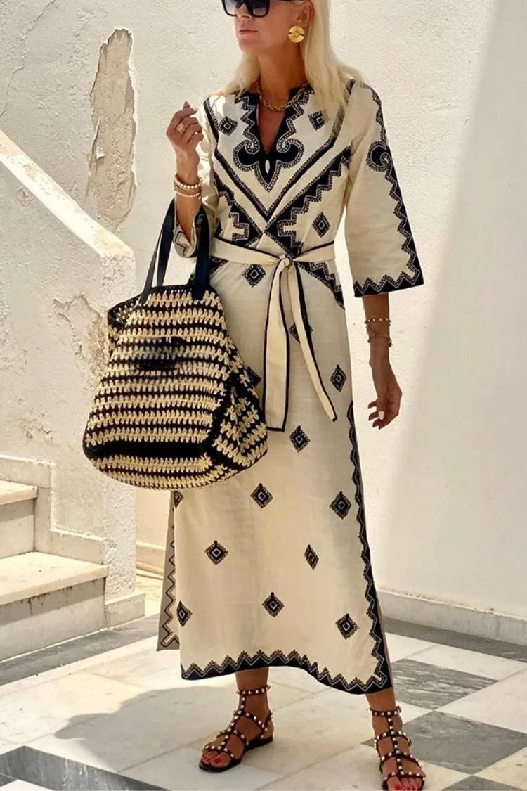 EP | Robe en lin vintage