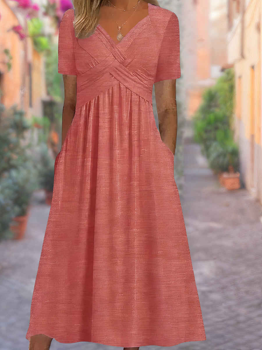 ND | Robe midi avec poches latérales