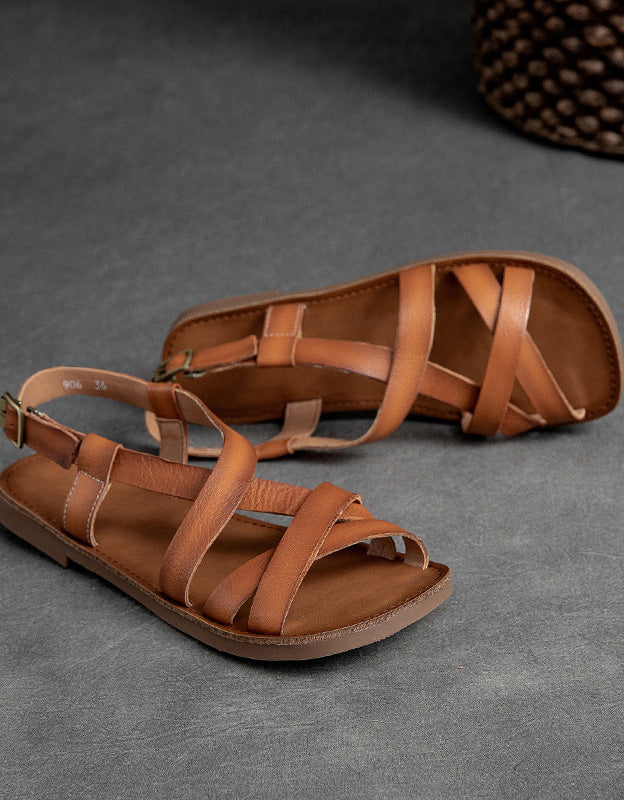 ND | Sandales légères en cuir