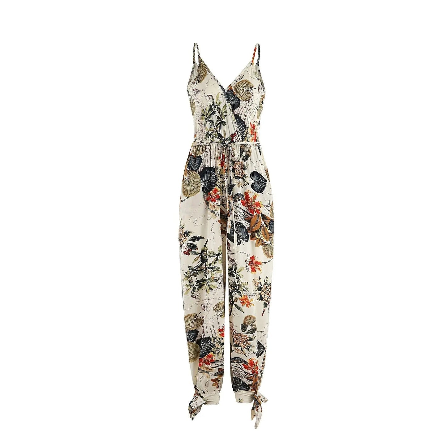 EP | Jumpsuit à fleurs et taille haute