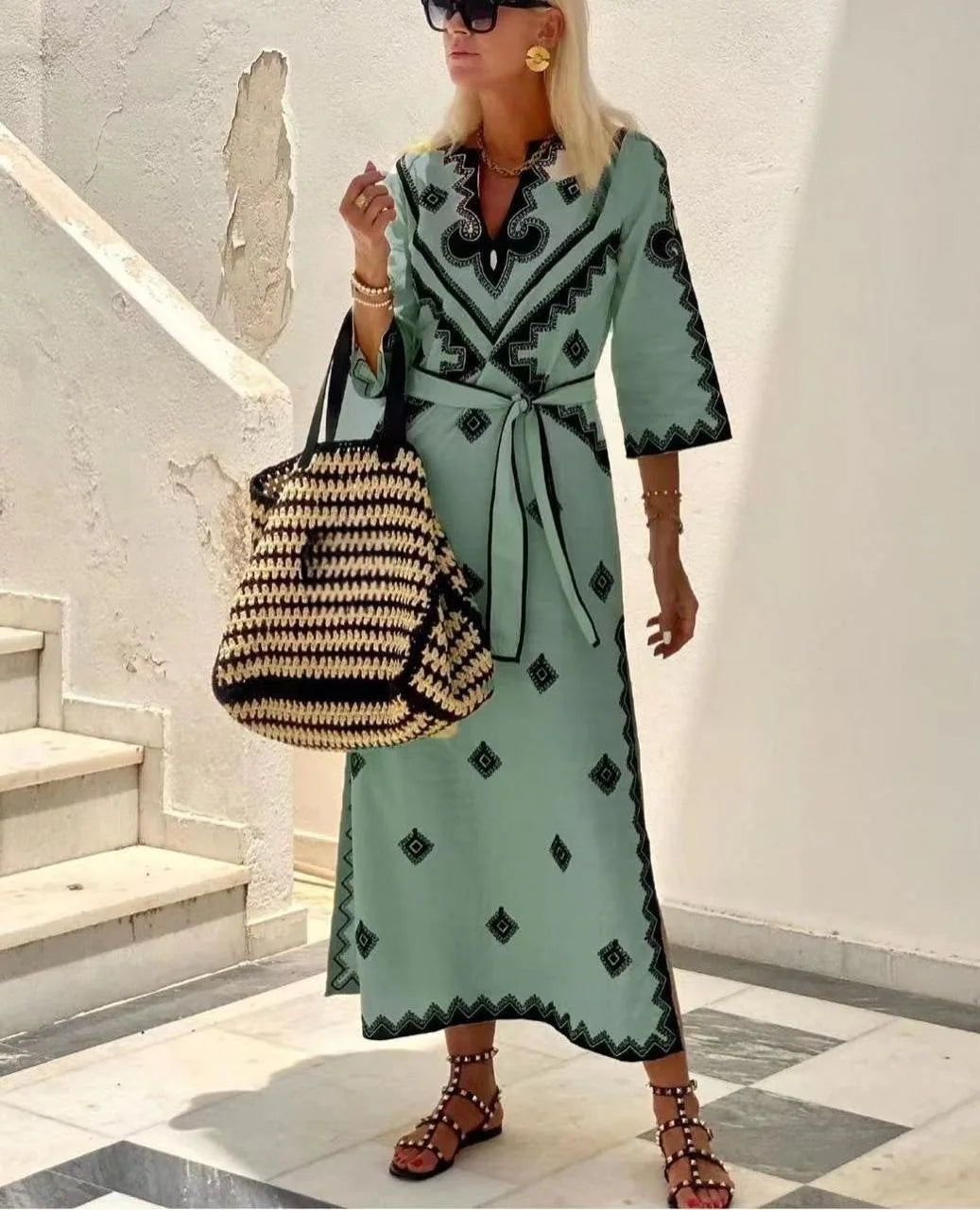 EP | Robe en lin vintage