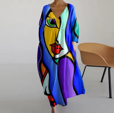 EP | Maxi-robe imprimée