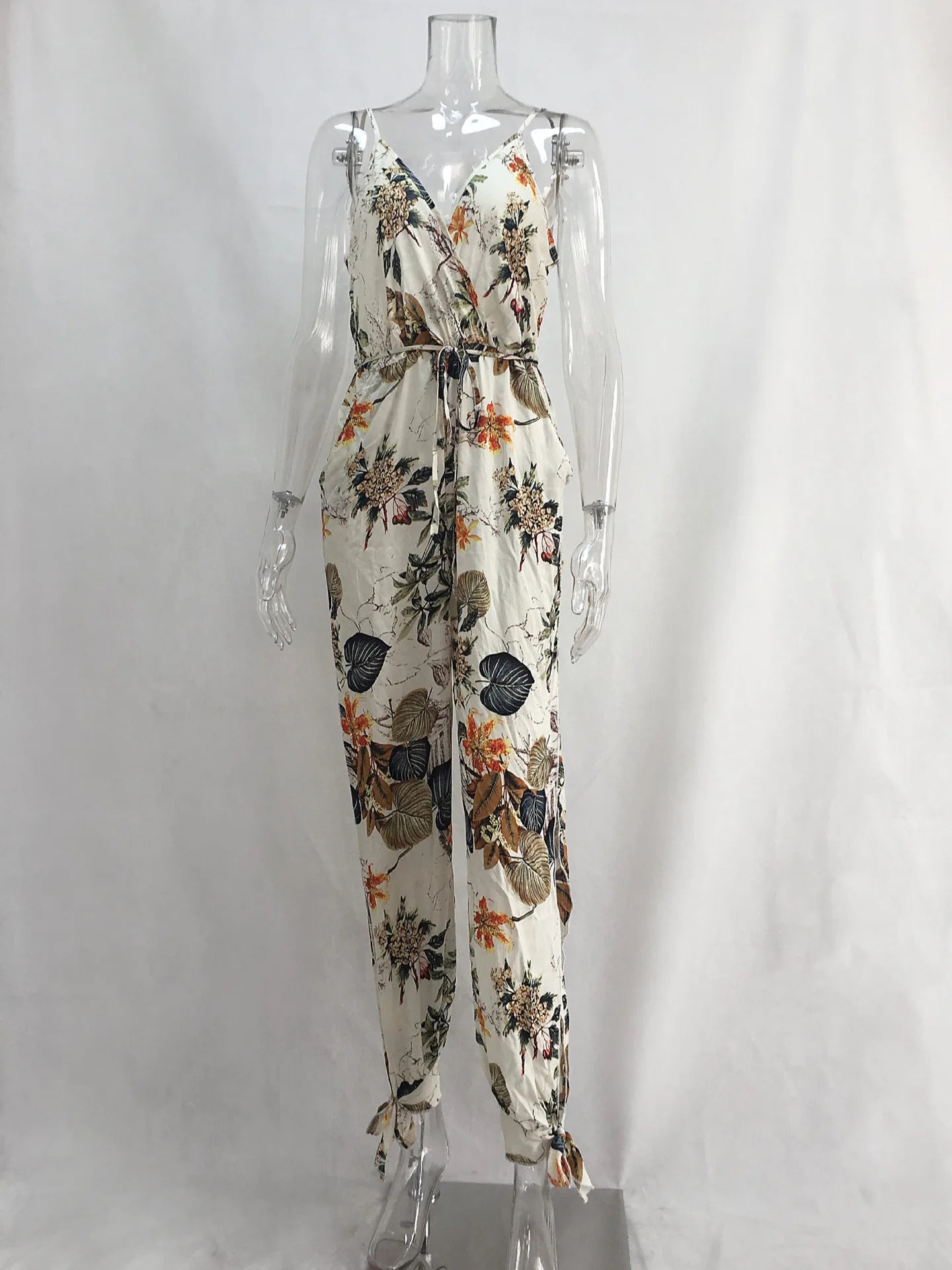 EP | Jumpsuit à fleurs et taille haute