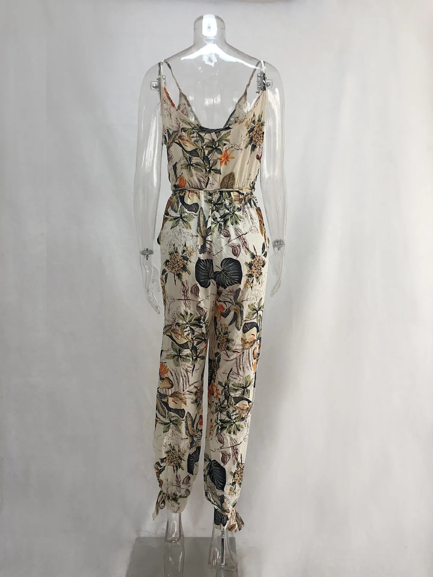 EP | Jumpsuit à fleurs et taille haute
