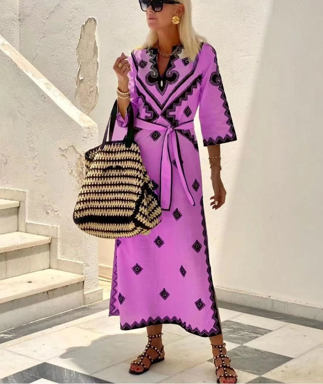 EP | Robe en lin vintage