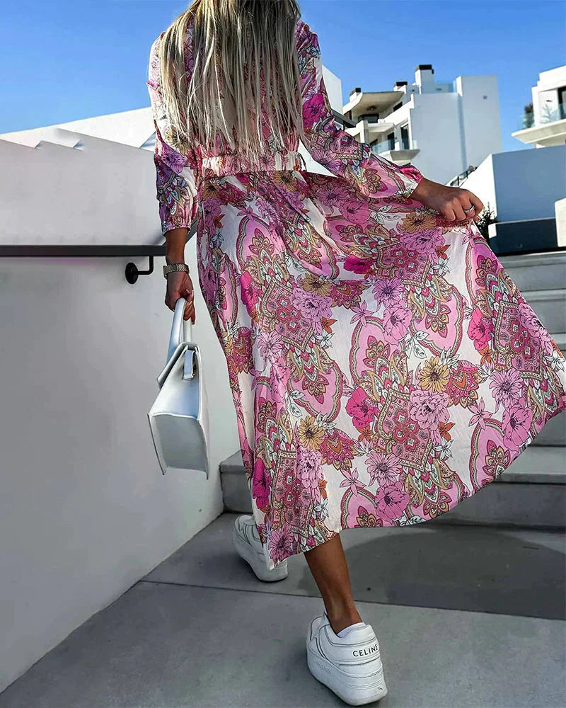EP | robe maxi élégante avec décolleté en V pour les mariages et les occasions spéciales