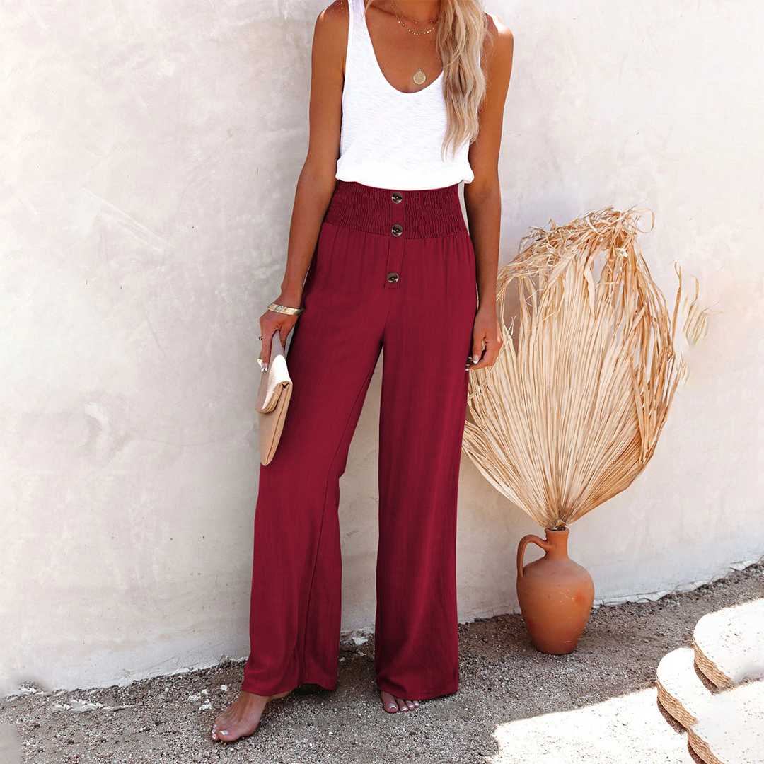 ND | Pantalon ample à taille haute