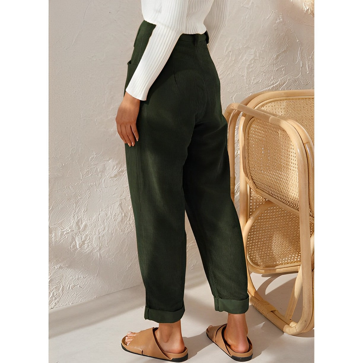 ND | Pantalons en velours côtelé