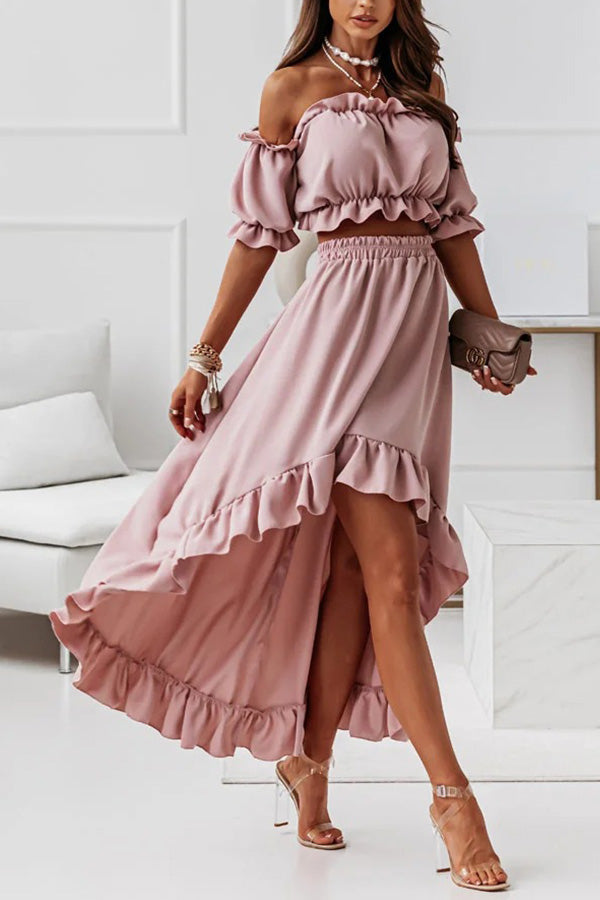 EP | Combinaison robe midi sans épaules