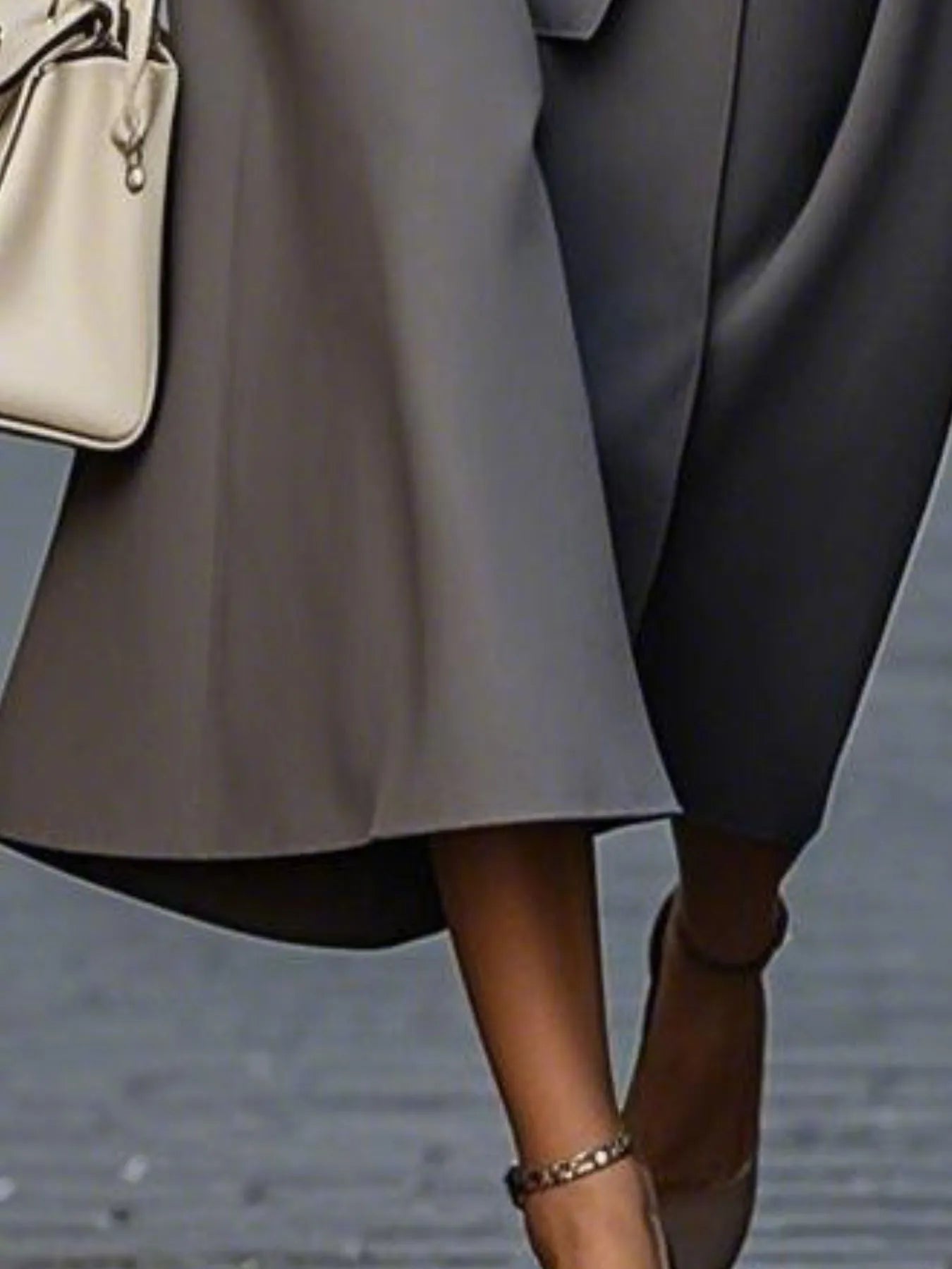 EP | Col rond Robe midi sans manches